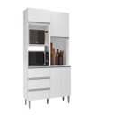 Ver imagem 2 de Kit Livia 1,20 Branco - Vrk Comercio On-Line