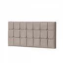 Ver imagem 2 de Painel Estofada Espanha 195cm King Strass Courino Bege