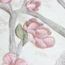 Ver imagem 4 de Papel de Parede Floral Rosa e Cinza com Cola Inclusa