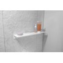 Ver imagem 4 de Porta Shampoo com Saboneteira Preto Organizador Box Banho