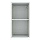 Ver mais imagens de Armário de Cozinha Aéreo 35 cm 1 Porta Branco/Cinza Agata Madesa