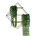 Ver imagem 1 de Kit 5 Suculentas Artificiais Planta Pendente para Decoração 35 Cm