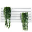 Ver imagem 1 de 6 Plantas Artificiais Pendentes em Silicone Verde 35 Cm