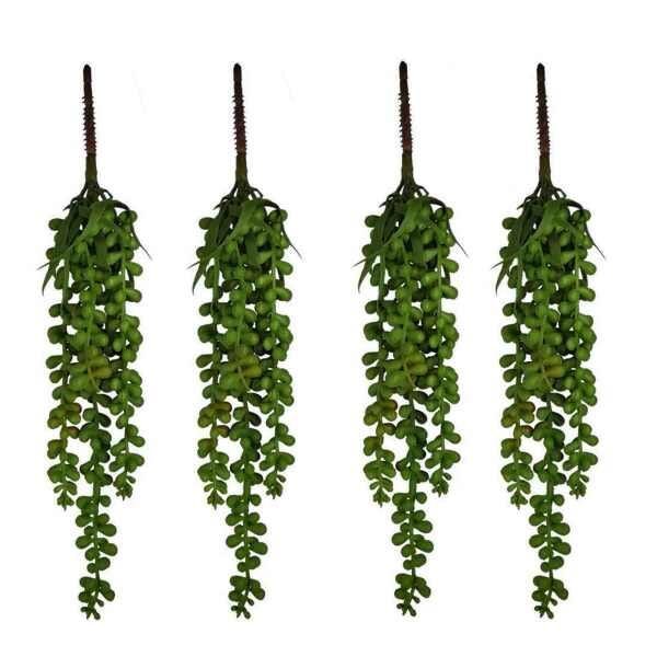 Kit 8 galhos pendentes artificiais plantas para pendurar 35 cm - 3