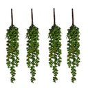 Ver imagem 3 de Kit 8 galhos pendentes artificiais plantas para pendurar 35 cm