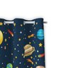 Cortina Infantil para Quarto Sistema Solar 2,20m x 1,40m - 2