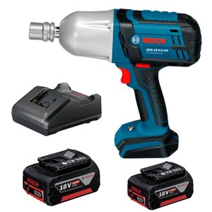 Chave de Impacto com 2 Baterias 18v Bosch Gds 18v-li Profissional