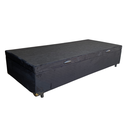 Ver imagem 1 de Cama Box Baú Solteiro Suede Preto com Pistão a Gás - Imperium do Sono
