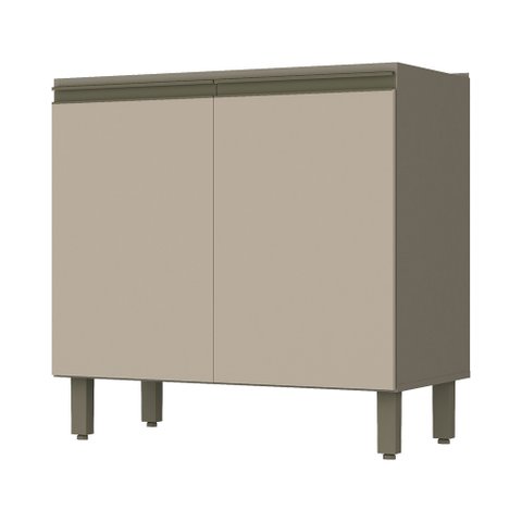 Balcão para Cozinha sem Tampo 02 Portas 80 cm Évelin