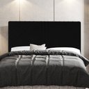 Ver imagem 2 de Cabeceira Cama Box Casal King Size Lisboa 195cm Corano Preto - Desk Design