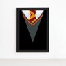 Quadro Harry Bruxinho Gravata Moldura Preta 33x43cm - 2