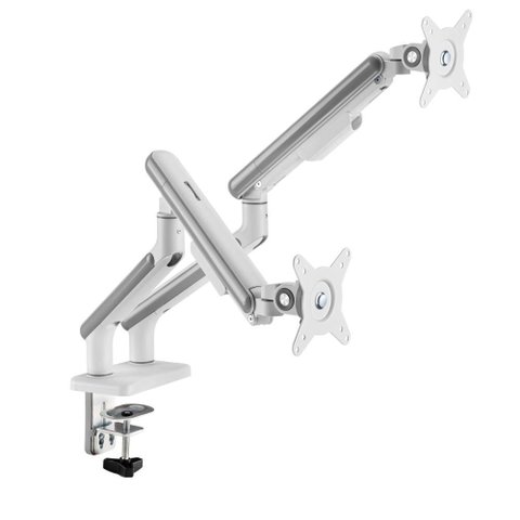 Suporte Monitor Articulado Elements Aice Duplo - Branco