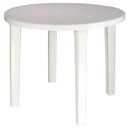 Ver imagem 1 de Mesa Plástica Tramontina 89x72cm Desmontável Branca Cassino Polipropileno