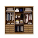 Ver imagem 4 de Guarda-Roupa New Vértice 8 Gavetas com Espelho Fendi Novo Horizonte