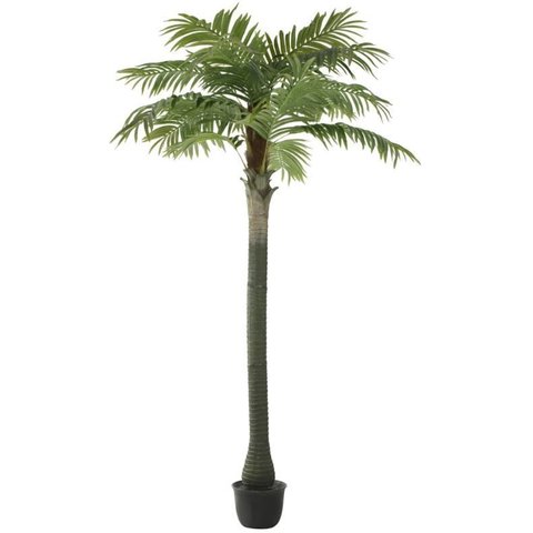 Planta Artificial Arvore Palmeira C/pote X15 Verde 3,2m