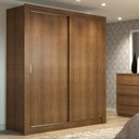 Ver imagem 1 de Guarda-Roupa Solteiro Madesa Dallas 2 Portas de Correr 2 Gavetas Rustic Cor:Rustic