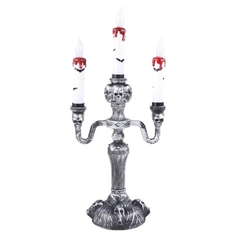 Enfeite Candelabro Noites Dos Terror Halloween C/1 Un