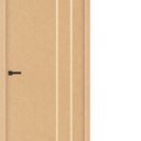 Ver imagem 2 de Folha de Porta em Madeira Frisada 5 210x80x3,5cm Gitale Portas