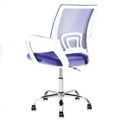 Cadeira de Escritório com Base Cromada Prizi Essencial - 3 Cadeira de Escritório com Base Cromada Prizi Essencial - 3