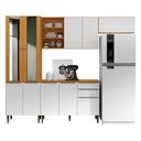 Ver imagem 2 de Cozinha Modulada Luana Composição 6 Cinamomo Branco - Aramóveis