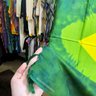 Canga Praia Indiana Bandeira do Brasil - Modelo 9 EDIÇÃO LIMITADA Mandala de Luz Importada da Índia - 3