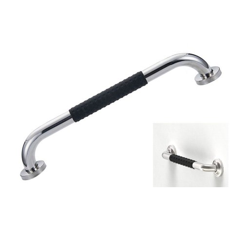Barra de Apoio 30cm Inox Suporte Antiderrapante Banheiro Box Idoso Deficiente Segurança Quarto Corre