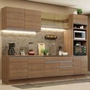 Ver imagem 1 de Armário de Cozinha Completa 310cm Rustic Glamy Madesa 01