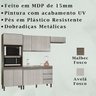 Cozinha Modulada 4 Peças 9 Portas 259cm Malbec Avela PLLA - 3