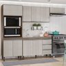 Cozinha Modulada 4 Peças 9 Portas 259cm Malbec Avela PLLA - 2