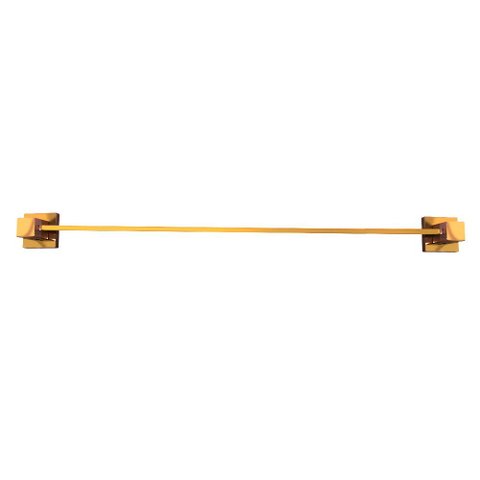 Porta Toalha de Banho Quadrus Dourado