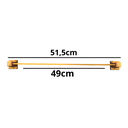 Ver imagem 2 de Porta Toalha de Banho Quadrus Dourado