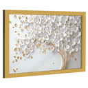 Ver imagem 5 de Quadro Decorativo Árvore Elegante Folhas Brancas