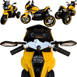 Moto Eletrica Bandeirante Adventure Nierle R1600gs 12v Amarela - 3
