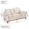 Sofá 2 Lugares 180cm Ananda CabeCasa MadeiraOriginals - 4