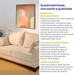 Sofá 2 Lugares 180cm Ananda Cabecasa Madeiramadeira - 10