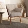 Poltrona Decorativa Dubai em Linho Just Time - 1