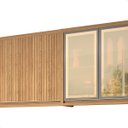 Ver imagem 3 de Armario Cozinha Completa Agata Ripado Com Balcão Freijó/Off White