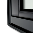 Ver imagem 5 de Janela Alumínio Elite 2F.Moveis c/Persiana Integ.100 x 120 V.Liso Preto Brimak
