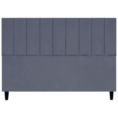 Cabeceira Decorativa Elen para Cama King 195 Cm Suede Cinza, Suede