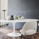 Ver imagem 3 de Mesa de Jantar Tulipa Saarinen Oval 160x90 Cm Tampo Laqueado Linn Shop