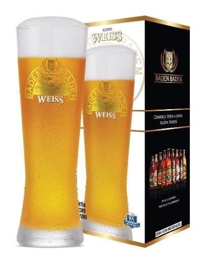 KIT de 4 Copos Taça 680 Ml De Vidro Para Cerveja Weiss Baden Baden - 3