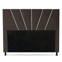 Ver imagem 1 de Cabeceira Cama Box Solteiro Dallas 90cm Corano Marrom