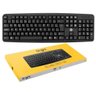 Teclado Computador Notebook Abnt2 Cabo Usb 1,3 Mts - Ideal para Casa e Escritorio - 1