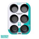 Ver imagem 4 de Forma para Muffins Cupcakes BS10542 Antiaderente Aço Carbono 6 Cavidades Cinza