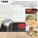 Ver imagem 2 de Vbgk Cooktop Elétrico 24" 2200w com 2 Queimadores e Controle por Toque