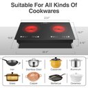 Ver imagem 6 de Vbgk Cooktop Elétrico 24" 2200w com 2 Queimadores e Controle por Toque