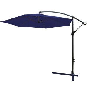 Ombrelone Suspenso 3 metros com Proteção UV IWOBL-300AZ Azul