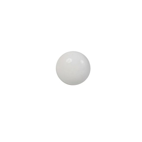 Puxador Redondo Liso Branco Cerâmica Decorativo Gavetas