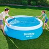 Cobertura para piscina estruturada de 4678 litros Bestway em material resistente e cordão de - 5