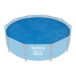 Cobertura para piscina estruturada de 4678 litros Bestway em material resistente e cordão de - 1